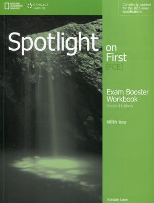 Spotlight on First Exam Booster Workbook + 2CD. Autor: Alastair Lane. SmakLiter.pl Okładka książki Spotlight on First Exam Booster Workbook + 2CD