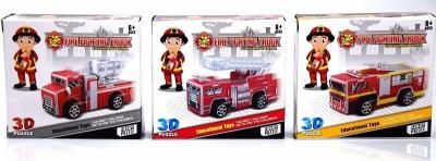 Opakowanie Straż pożarna model do złożenia 3D - pullback