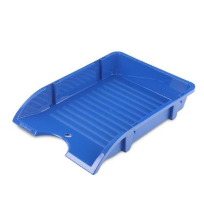 Szufladka na biurko Donau A4 niełamliwa transparentna niebieska. Wydawca: Donau. SmakLiter.pl Opakowanie Szufladka na biurko Donau A4 niełamliwa transparentna niebieska