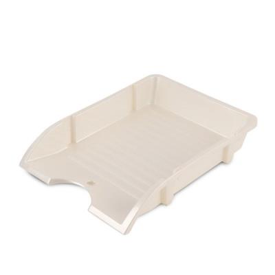 Szufladka na biurko niełamliwa PP A4 perłowa. Wydawca: Donau. SmakLiter.pl Opakowanie Szufladka na biurko niełamliwa PP A4 perłowa