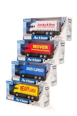 Opakowanie Teama ciężarówka Scania biała 1:87