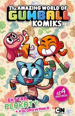 The Amazing World of Gumball T.5 Komiks. Autor: Opracowanie zbiorowe. SmakLiter.pl Okładka książki The Amazing World of Gumball T.5 Komiks