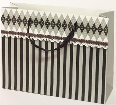 Opakowanie Torba prezentowa M paski 0307-03