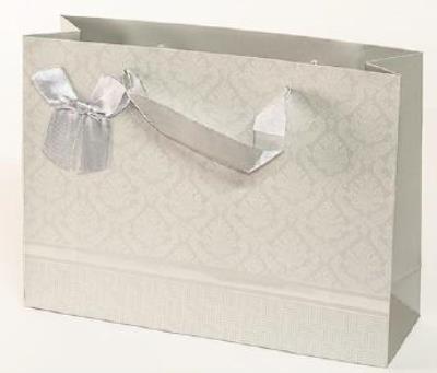 Opakowanie Torba prezentowa M srebrna 0038-01