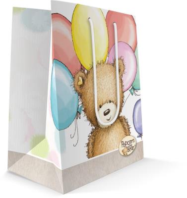 Opakowanie Torba prezentowa Popcorn Bear średnia