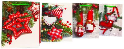 Opakowanie Torebka laminowana Świąteczna A4 12 sztuk