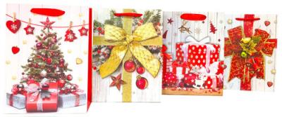 Opakowanie Torebka Lux brokat Kokardki A5 12 sztuk