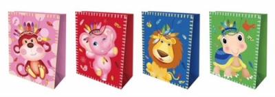 Opakowanie Torebka Lux z brokatem Zwierzęta A3 12 sztuk