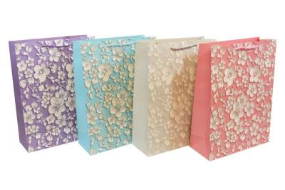 Opakowanie Torebka płaska mała Kwiatki tłoczone