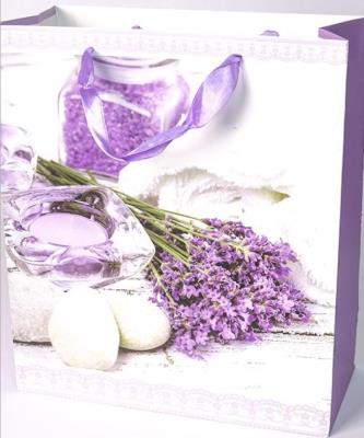 Opakowanie Torebka prezentowa L lawenda 0283-04