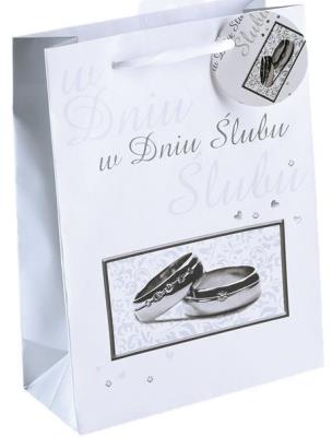 Torebka prezentowa ślubna TŚ-1 AVANTI. Wydawca: AVANTI. SmakLiter.pl Opakowanie Torebka prezentowa ślubna TŚ-1 AVANTI
