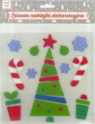 Opakowanie Żelowe naklejki dekoracyjne - BN chionka