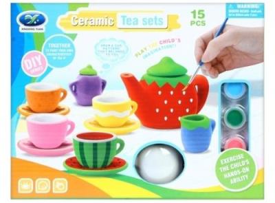 Opakowanie Zestaw kreatywny do malowania naczynia 15el