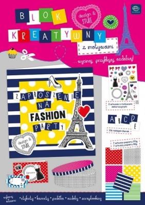 Opakowanie Zestaw kreatywny Interdruk A4 z naklejkami Stripes&Dots