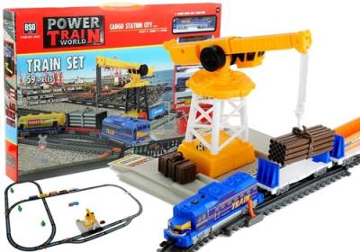 Opakowanie Zestaw tory kolejka stacja załadunkowa  670 cm