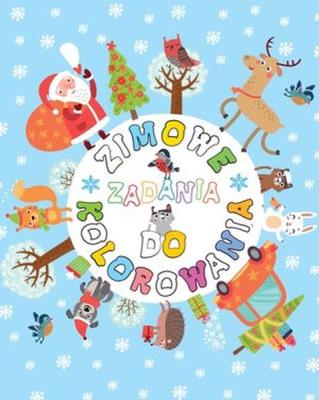 Okładka książki Zimowe zadania do kolorowania