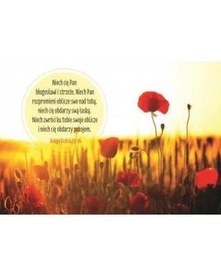 Opakowanie A Kartka składana - Niech cię błogosławi Maki