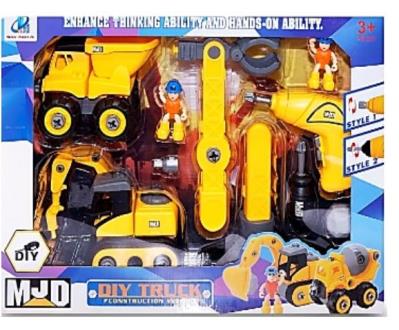 Opakowanie Auto do rozkręcania Koparka i Wywrotka