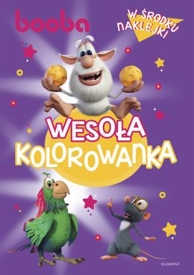 Booba. Wesoła kolorowanka. Autor: Opracowanie zbiorowe. SmakLiter.pl Okładka książki Booba. Wesoła kolorowanka