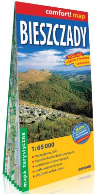 Okładka książki Comfort! map Bieszczady mapa turystyczna 1:65 000