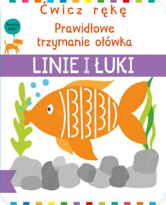 Okładka książki Ćwicz rękę Linie i łuki