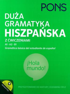 Okładka książki Duża gramatyka hiszpańska z ćwiczeniami PONS