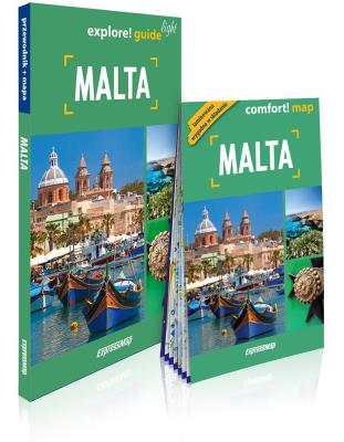 Explore! guide Malta (przewodnik + mapa) w.2019. Autor: Fundowicz-Skrzyńska Agnieszka. SmakLiter.pl Okładka książki Explore! guide Malta (przewodnik + mapa) w.2019