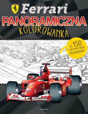 FERRARI WESOŁA KOLOROWANKA Z NAKLEJKAMI. Autor: Opracowanie zbiorowe. SmakLiter.pl Okładka książki FERRARI WESOŁA KOLOROWANKA Z NAKLEJKAMI
