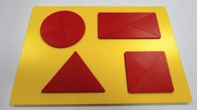 Okładka książki Figury z figur - układanki geometryczne