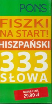 Okładka książki Fiszki na start! 333 słowa Hiszpański