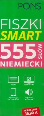 Okładka książki Fiszki Smart 555 słów. Niemiecki