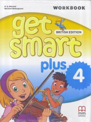 Okładka książki Get Smart Plus 4 WB + CD MM PUBLICATIONS