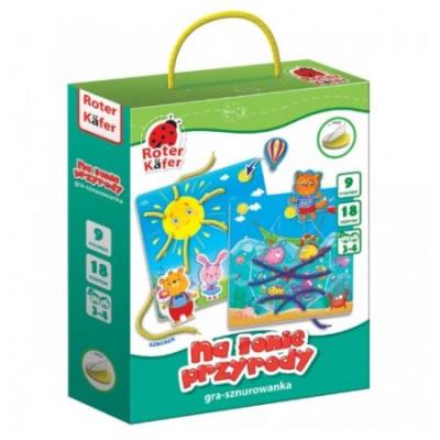 Opakowanie GRA EDUKACYJNA SZNUROWANKA NA ŁONIE PRZYRODY RK1040-01