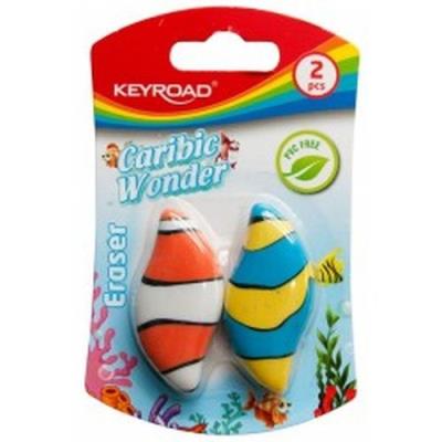 Opakowanie Gumka do ścierania ołówkowa Keyroad 2 sztuki