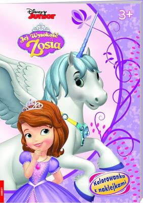 Okładka książki Jej Wysokość Zosia Kolorowanka z naklejkami