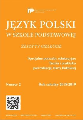Okładka książki Język polski w szkole podstawowej nr 2 2018/2019