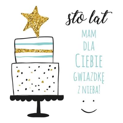 Opakowanie Karnet UK 7953 - Urodziny. Gwiazdka