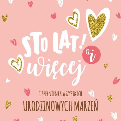 Opakowanie Karnet UK 7984 - Urodziny. Sto lat