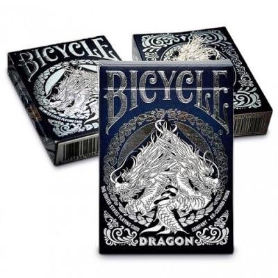 Karty Dragon White Premium BICYCLE. Wydawca: United States Playing Card Company. SmakLiter.pl Opakowanie Karty Dragon White Premium BICYCLE