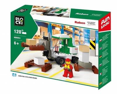 Opakowanie Klocki Blocki Raben Wózek widłowy 125 elementów