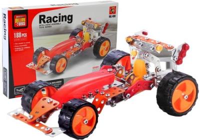 Opakowanie Klocki Konstrukcyjne Zestaw 188 Części Wyścigówka