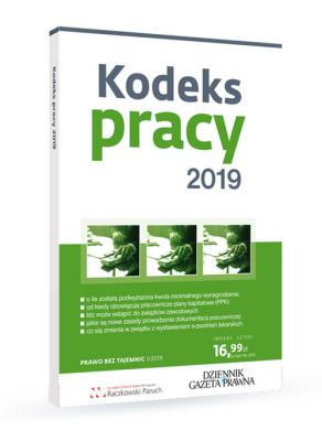 Kodeks pracy 2019. Autor: Paruch Sławoimir, Stępień Robert, Nicińska Agnieszka. SmakLiter.pl Okładka książki Kodeks pracy 2019