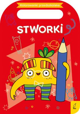 Okładka książki Kolorowanki przedszkolaka. Stworki