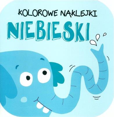 Okładka książki Kolorowe naklejki - Niebieski
