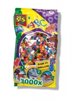 Koraliki do prasowanek - podstawowy MIX kolorów. Wydawca: SES NL. SmakLiter.pl Opakowanie Koraliki do prasowanek - podstawowy MIX kolorów