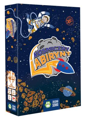 Kosmiczny labirynt. Autor: Anna Sobich-Kamińska. SmakLiter.pl Okładka książki Kosmiczny labirynt