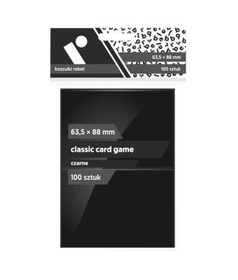 Opakowanie Koszulki CCG czarne 63,5x88 (100sztuk) REBEL