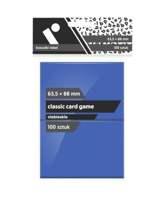 Opakowanie Koszulki CCG niebieskie 63,5x88 (100sztuk) REBEL