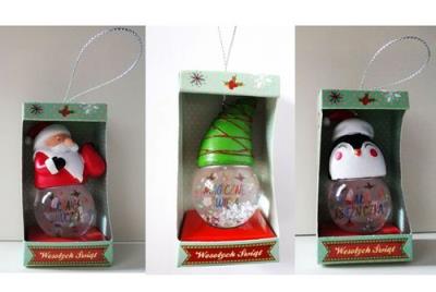 Kula śnieżna, wisząca,  Święta są super. Wydawca: Jawi. SmakLiter.pl Opakowanie Kula śnieżna, wisząca,  Święta są super