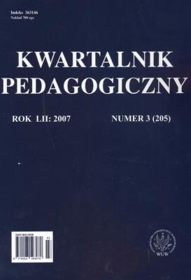 Opakowanie Kwartalnik pedagogiczny nr 3 2007